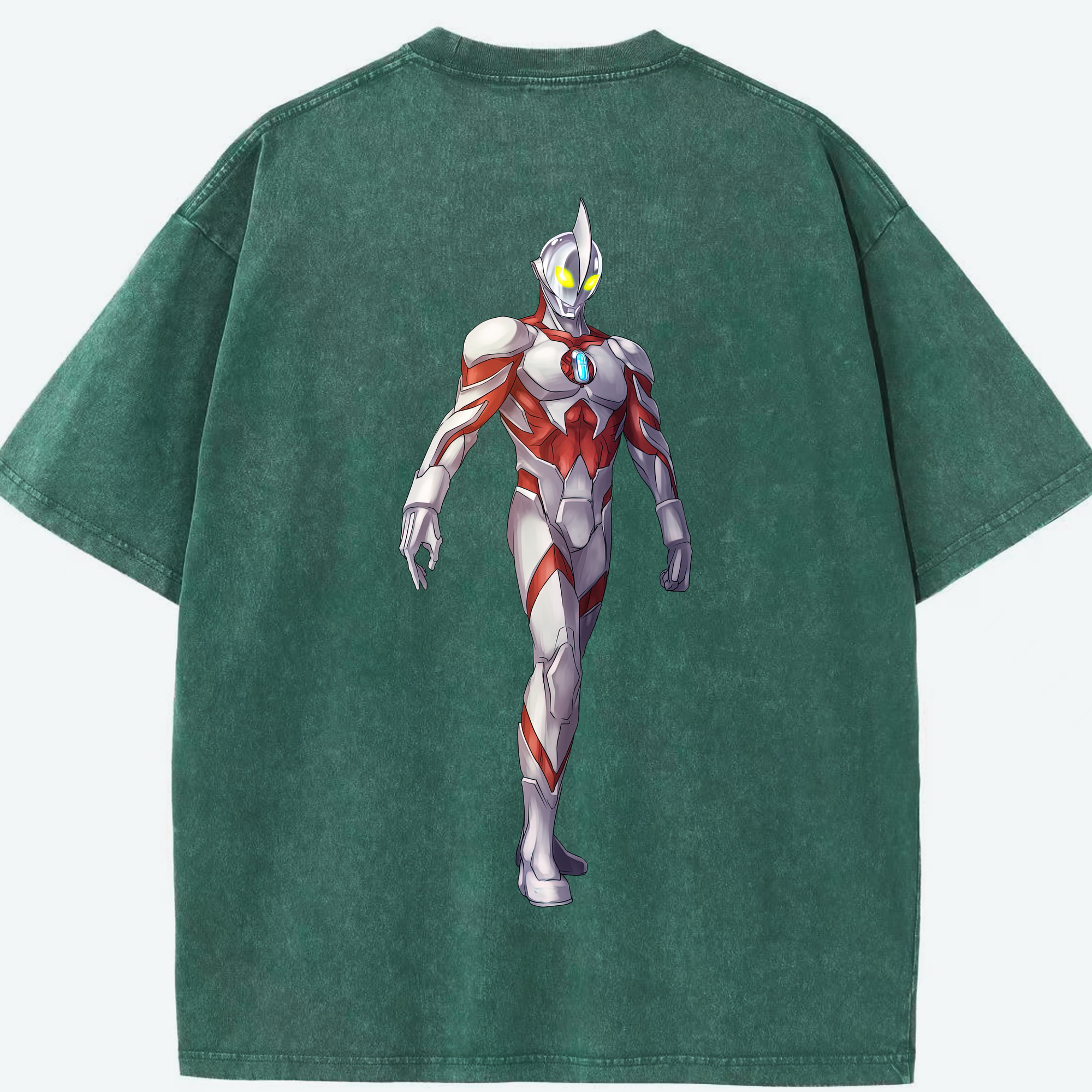 （画像用） ウルトラマン Ultraman 綿100% ヴィンテージ風 半袖Tシャツ（背面プリント）